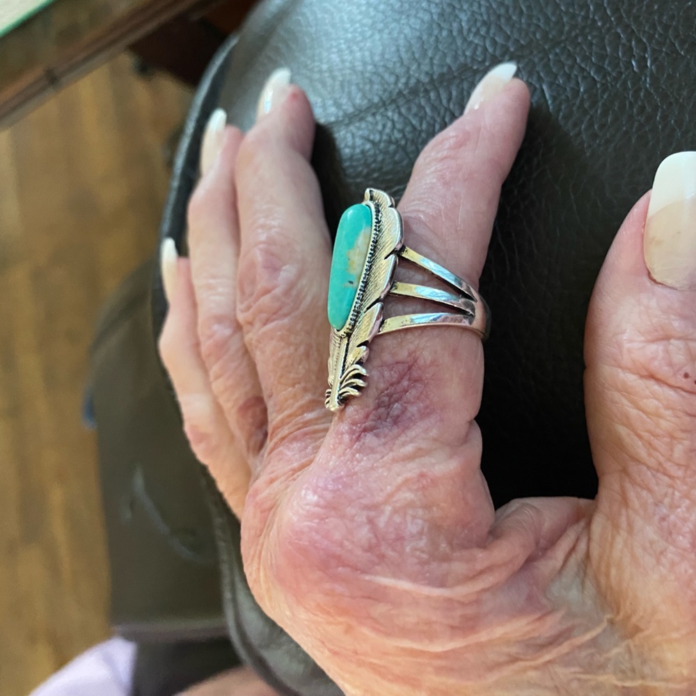 Multi Colored Turquoise Ring - Picture 3 of 4